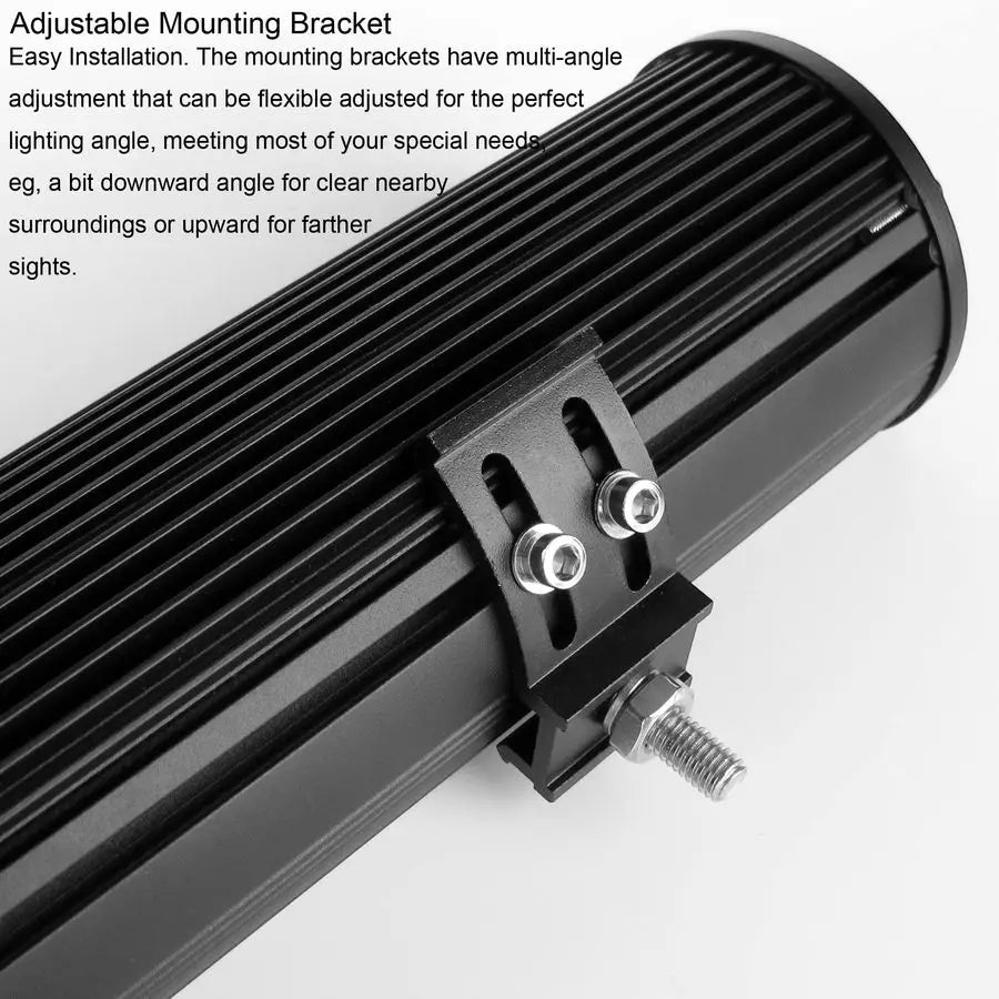 16 Inch 216W Tri Row Offroad High Power Chips LED Light Bar Driving Work Lights for FJ Cruiser OffRoad 4WD 4x4 Tractor Pickup Tr