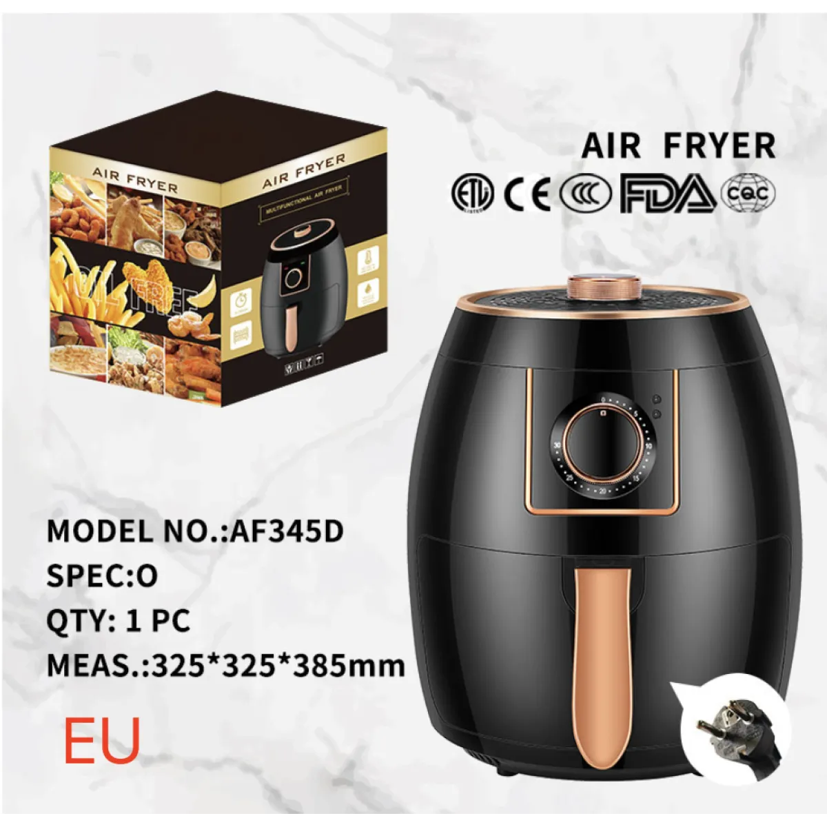 5.5 L Cross-Border Automatic Air Fryer