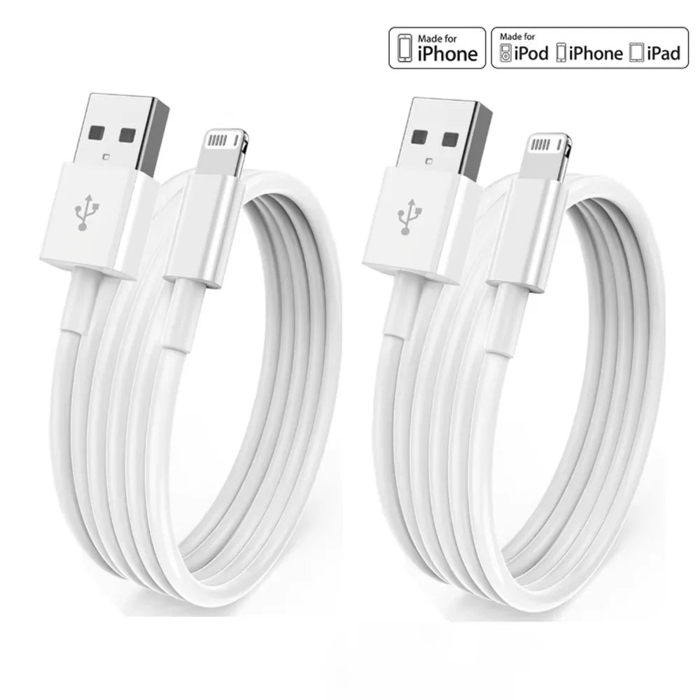 3A USB A To Lightning Fast Charging Cable For iPhone 14 13 12 Pro Max iPad USB A To iOS Data Cable Charger Accessories 1M 2M 3M
