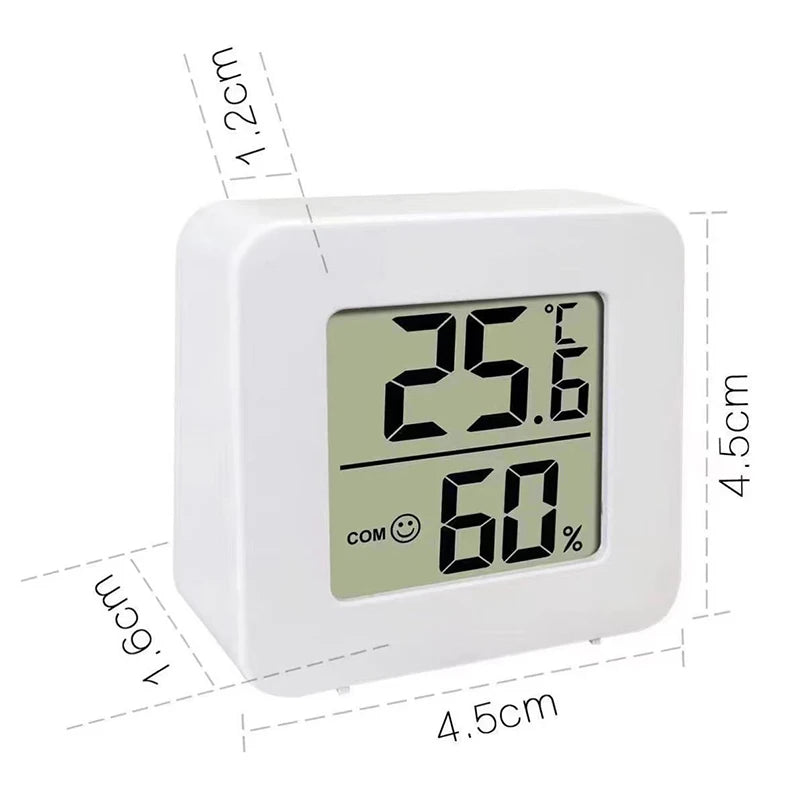 Thermo-Hygrometer Household Mini LCD Digital Display Indoor Room Temperature Humidity Meter Sensor Gauge Weather Station
