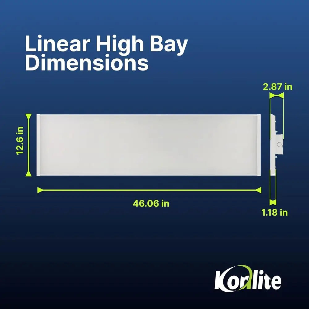 - 4 T Linear LED Shop Lights, 225W, 30,626LM Bay Ceiling Shop Light or Commercial & Industrial Use, Non-Maintenance Shop Lights
