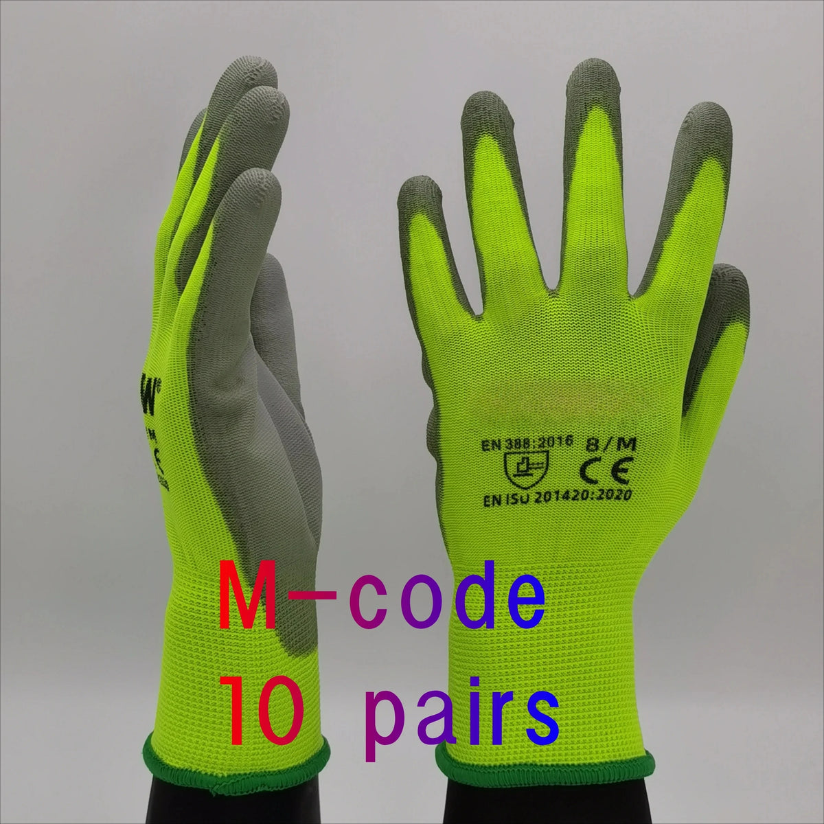 N618 Nylon Nitrile Dipped Work Gloves Oil Resistant Wear Resistant for Construction Auto Repair Factory