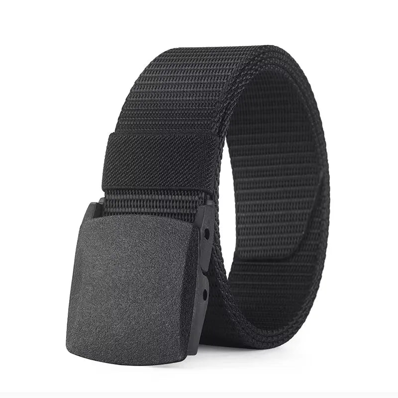 Men's Belt Outdoor Casual Canvas Belt Metal Free Training Nylon Tactical Belt,Versatile For Jeans, Dress,Casual ,For Men Women