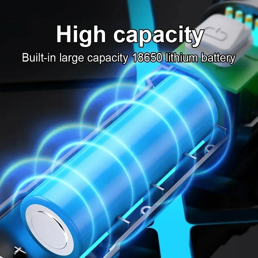 100000LM Super Bright Flashlight Type-C Rechargeable LED Torch Long Range Tactical Lamp for Outdoor Waterproof Camping Lantern
