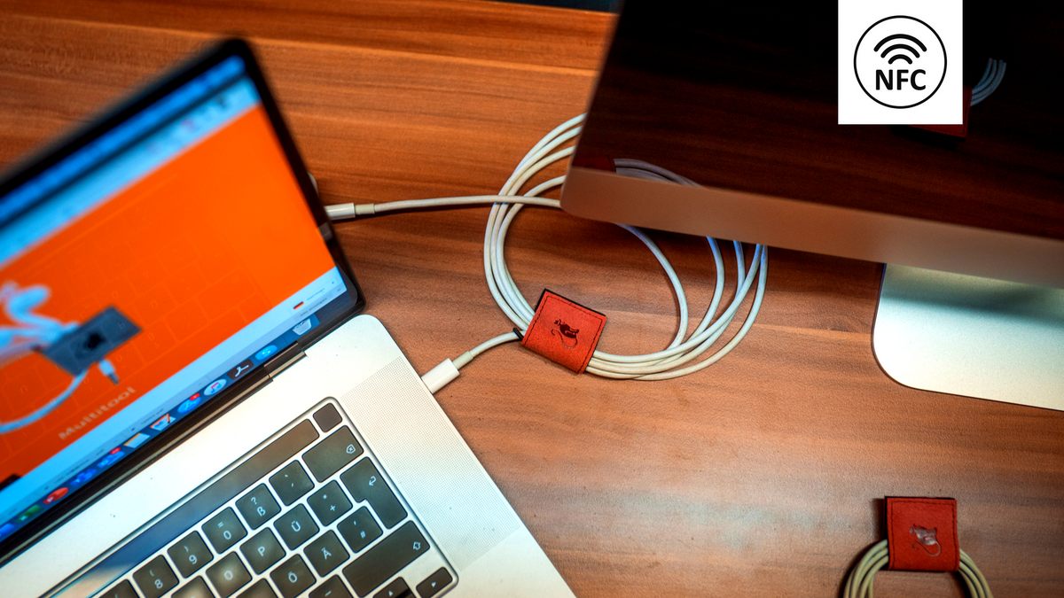 AgentSmart™️ | NFC Multitool Cable Organizer | Red