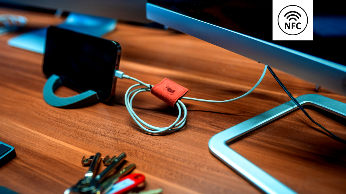 AgentSmart™️ | NFC Multitool Cable Organizer | Red