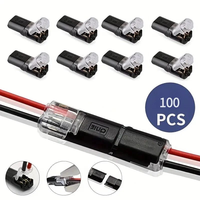 2 Pin Way Plug Car Wire Cable Auto Electrical Connector Strip Terminal Connection Tools New Waterproof Electrical Connector