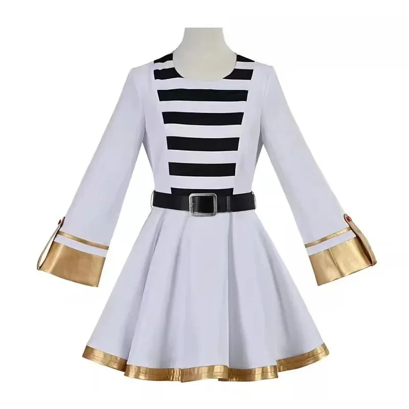 Sousou No Frieren Anime Cosplay Costume Elf Ear Wig And Shoes Set Magician Dress for Women Halloween Christmas Party
