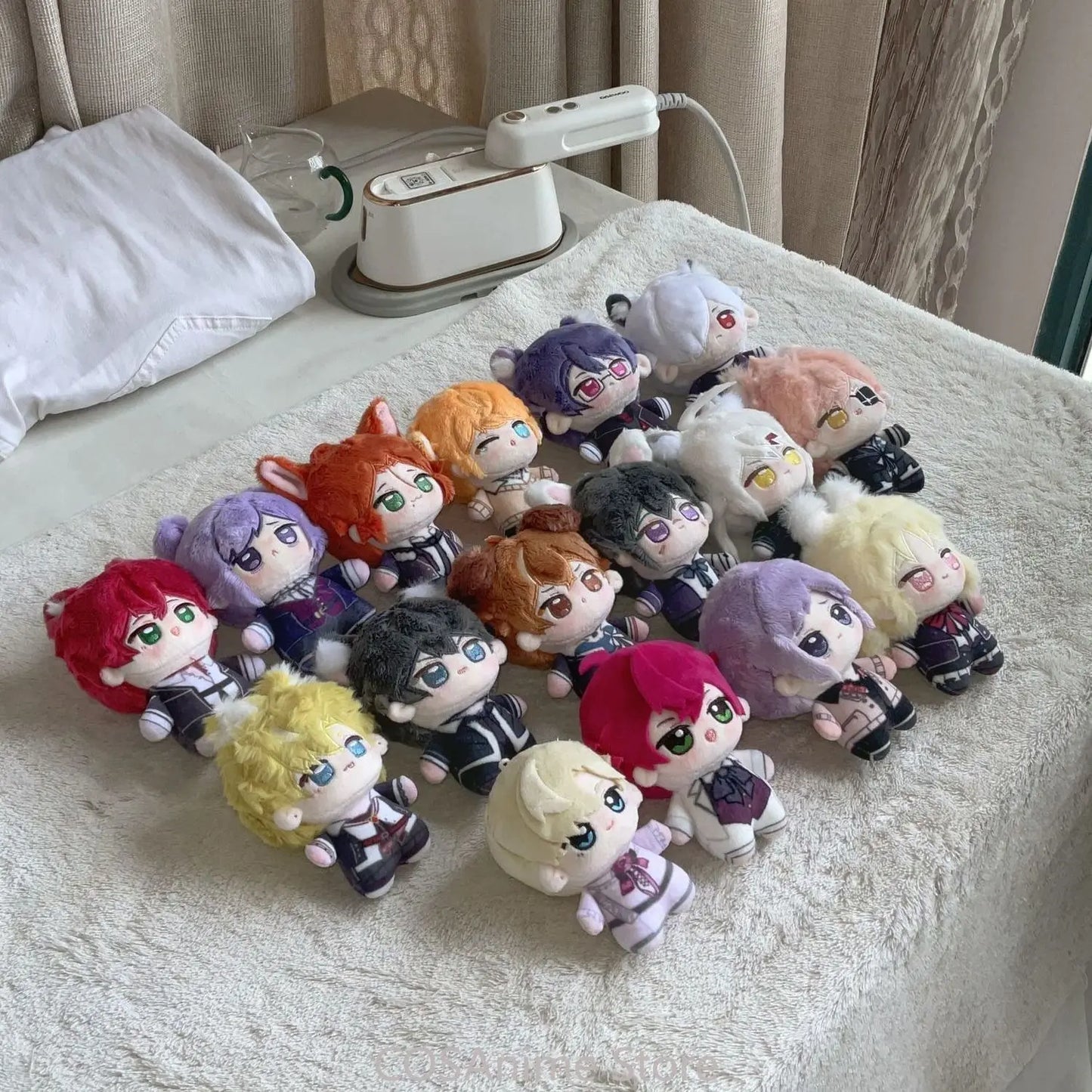 Tsukinami Carla Tsukinami Shin Mukami Azusa Kawaii Anime Game Cosplay Plushies Dango Starfish Body Plush Pendant Keychain 10cm