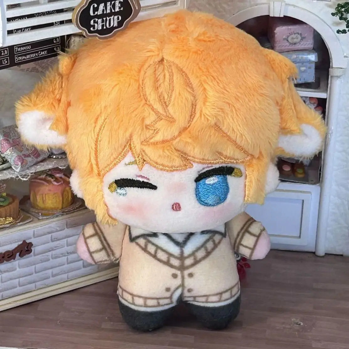 10cm Tsukinami Carla Tsukinami Shin Mukami Azusa Kawaii Anime Game Cosplay Plushies Dango Starfish Body Plush Pendant Keychain