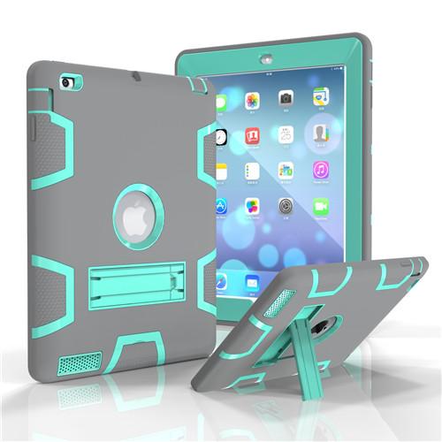 Full Coverage Silicone Kids Tablet Case with Stand
