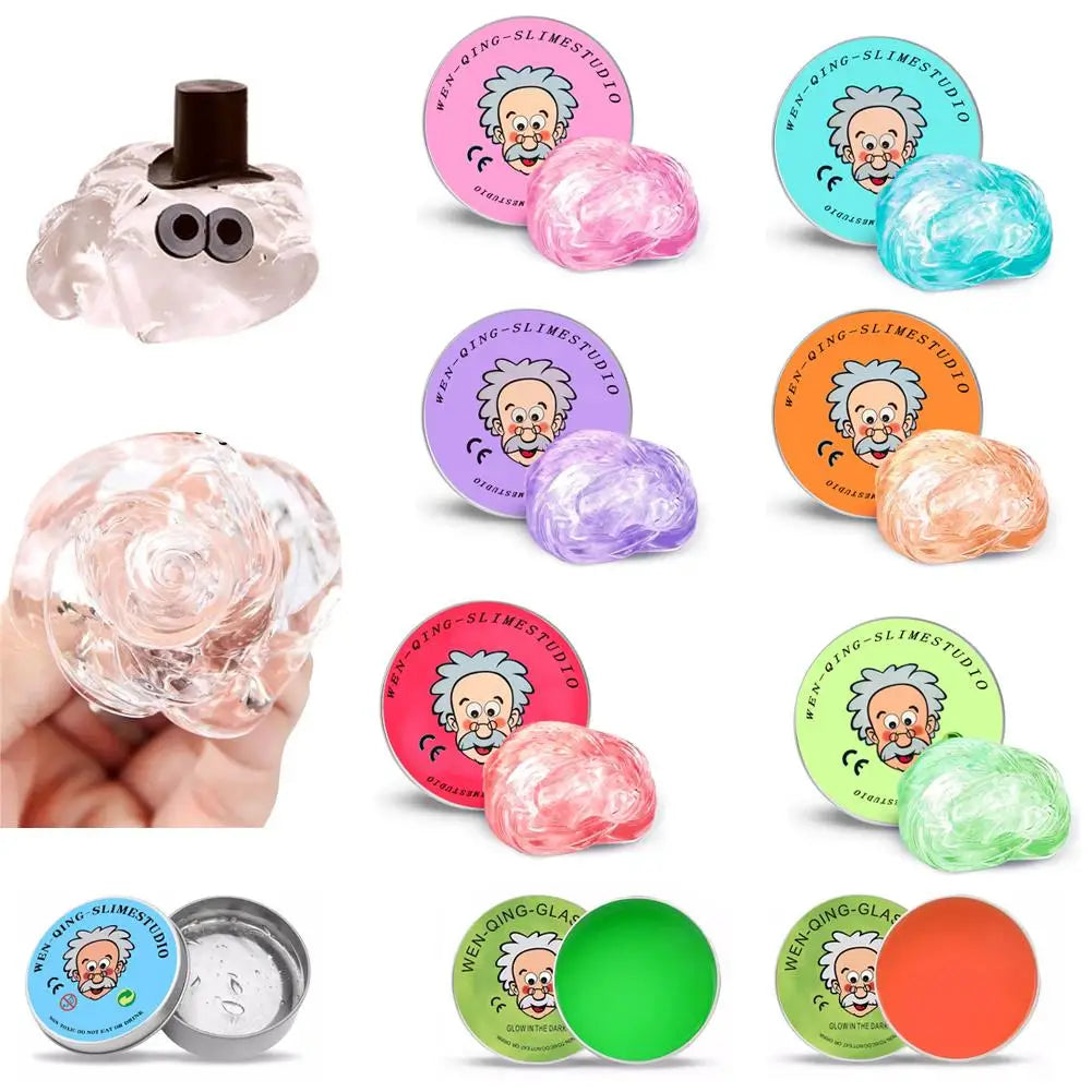 Color non-newtonian fluid decompression toy elastic modeling clay wiredrawing and kneading creative hand-made decompression gift