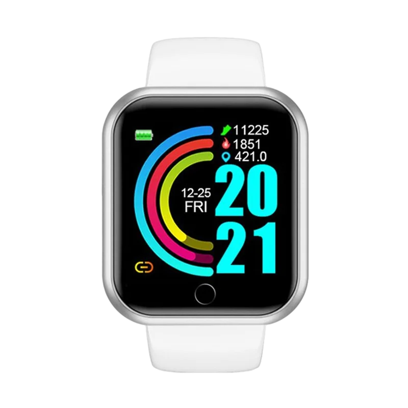 Men Watches Smart Watch For Women Fitness Heart Rate Monitor Sports Smartwatch Electronic Calory Music Control Y68 Bracelet Kids
