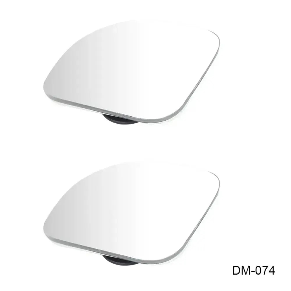 1Pair Car Blind Spot Mirror 360 Degree Adjustable Car Rearview Convex Mirror For Car Reverse Wide Angle Parking Rimless Mirrors