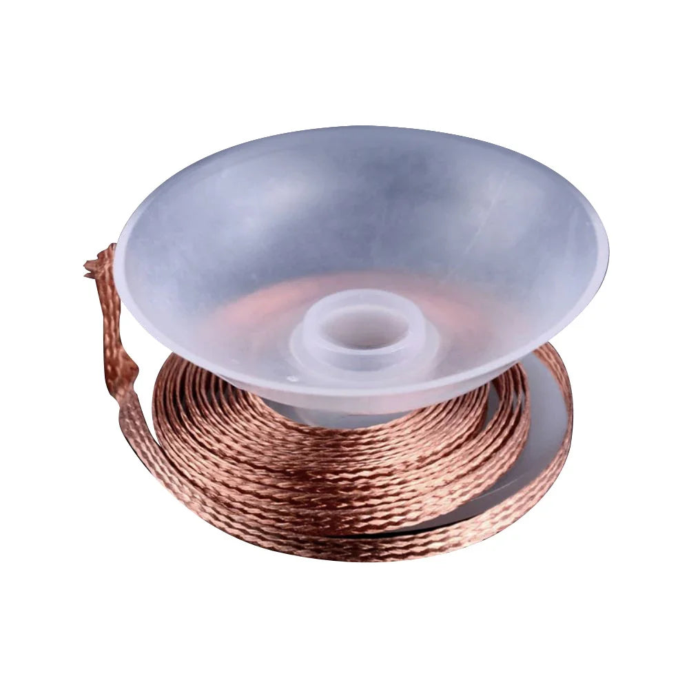 1.0-4.0mm Desoldering Mesh Braid Tape Copper Welding Point Solder Remover  Wire Soldering Wick Tin Lead Cord Flux For Soldering