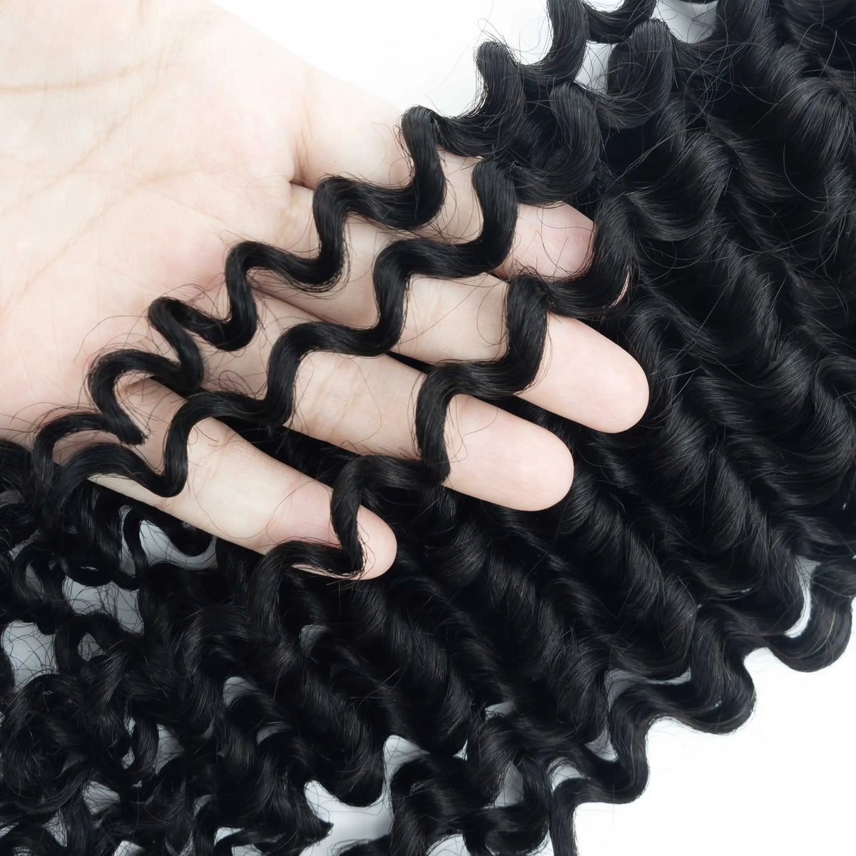 Top Quality 100% Virgin Full Cuticle Human Hair Best Selling Feathers Deep Wave Crochet Human Hair Extension for Black Women