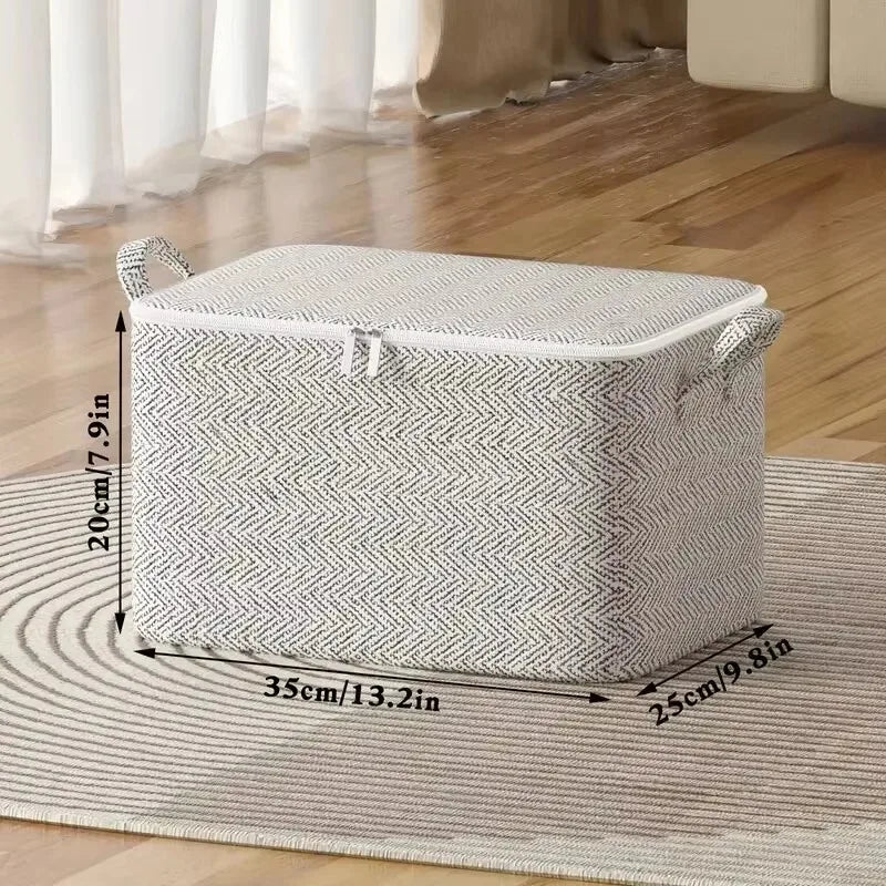 1/2 pcs Household Clothing Storage Bag Non-woven Material, Closet Wardrobe Organizer Can Be Used For Home organization and stora