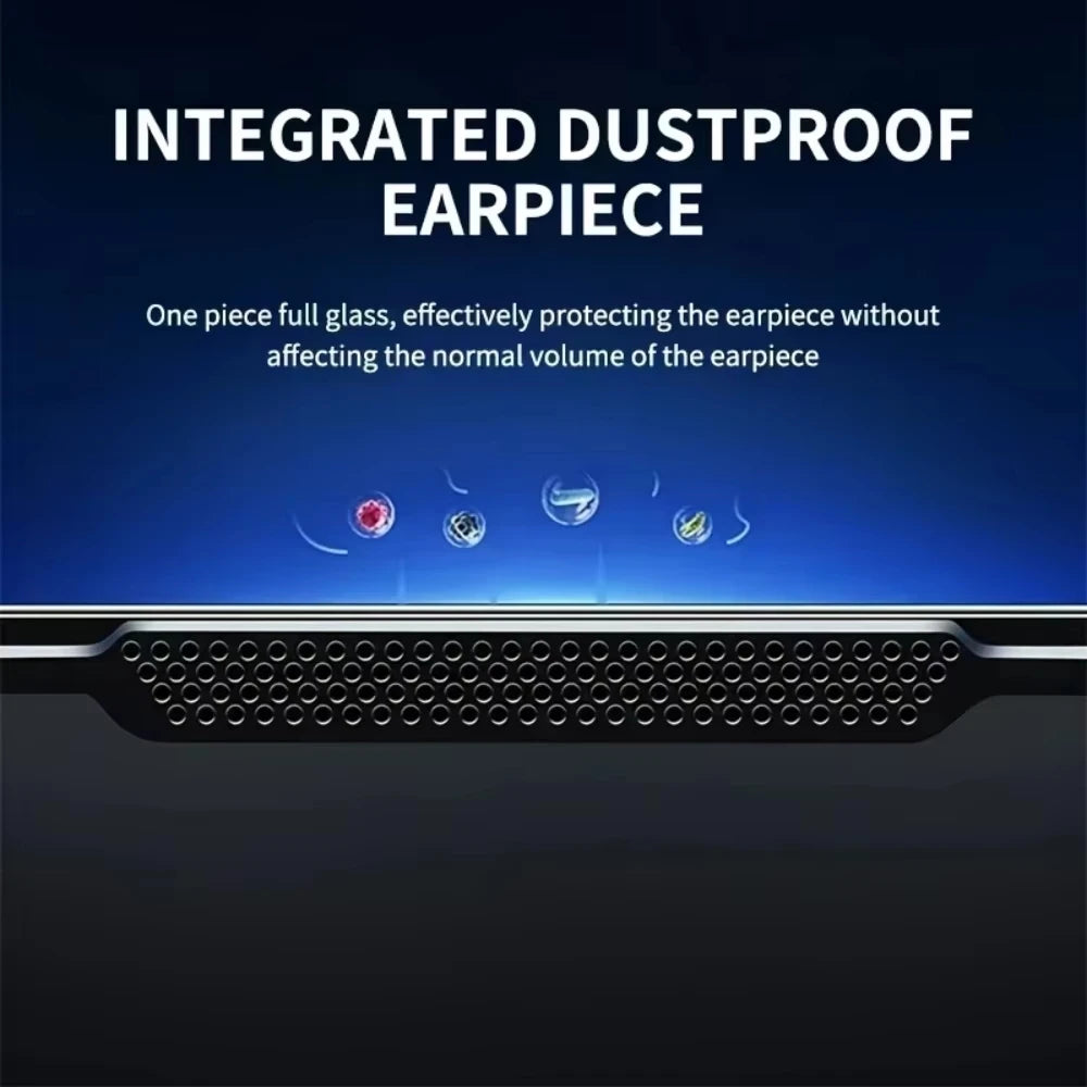 1-5PCS Easy Install HD Screen Protector For iPhone 17 Pro Max 15 16 13 11 14 16e 12 Mini XR X Xs 7 8 Plus Air Tempered Glass