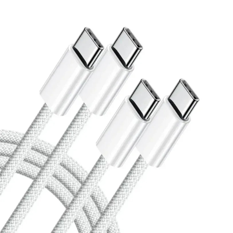 USB C Cable to USB C Fabric 60W PD Fast Charging Charger Cable Supports for iPhone 16 15 Samsung Xiaomi Huawei Fast Charging