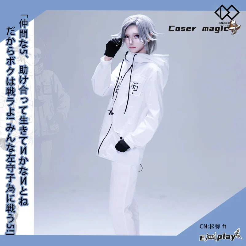 Game HUNDRED LINE Aotsuki Eito  Cosplay Costume Uniform Halloween Party for Women Men Carnival Props