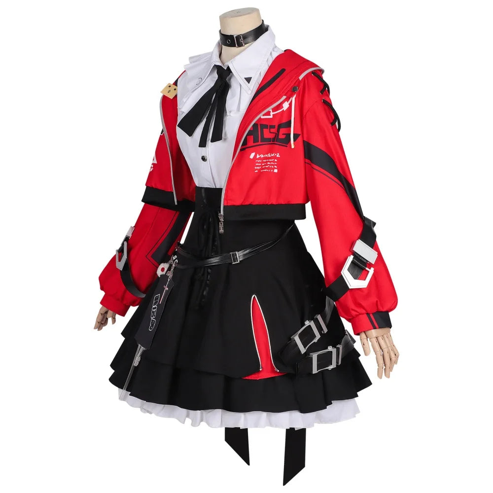 NTE Lacrimosa Cosplay Costume Neverness to Everness Lacrimosa Coat Shirt Skirt Socks Full Set