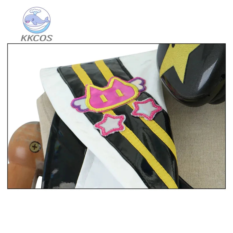 Anime Muse Dash Rinn Lenn Game Cosplay Costume Uniform Jacket Skirt Wig Halloween Party Role Play Outfits for Women Men KKCos
