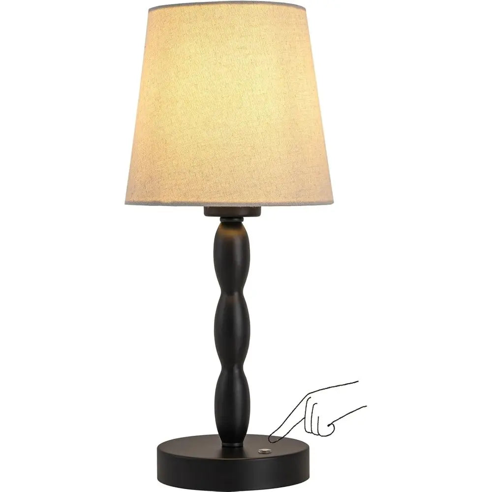 CASTLELIE Portable CordlTable Lamp,Touch Desk Lamp Rechargeable Battery Powered, 3-Level BrightnSteplDimmable Bede Night Lamp,or