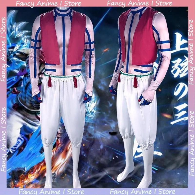 Anime Akaza Copsplay Costume Handsome Adult Party Play Suit Fashion Unisex Cosplay Outfit Festival Woman Man Dress Up Clothing