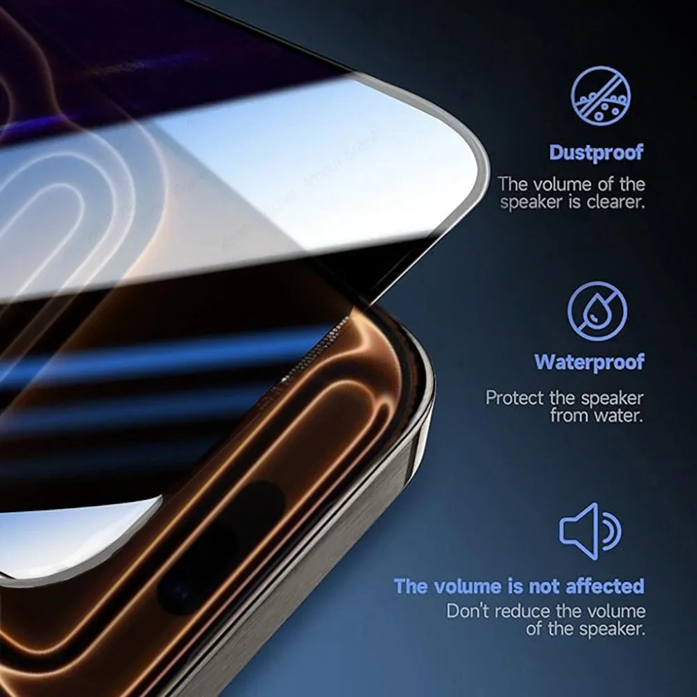 1-5PCS privacy screen protectors for iPhone 17 16 Pro Max 17 Air 15 14 Plus 13 12 tempered glass easy to install anti spy glass