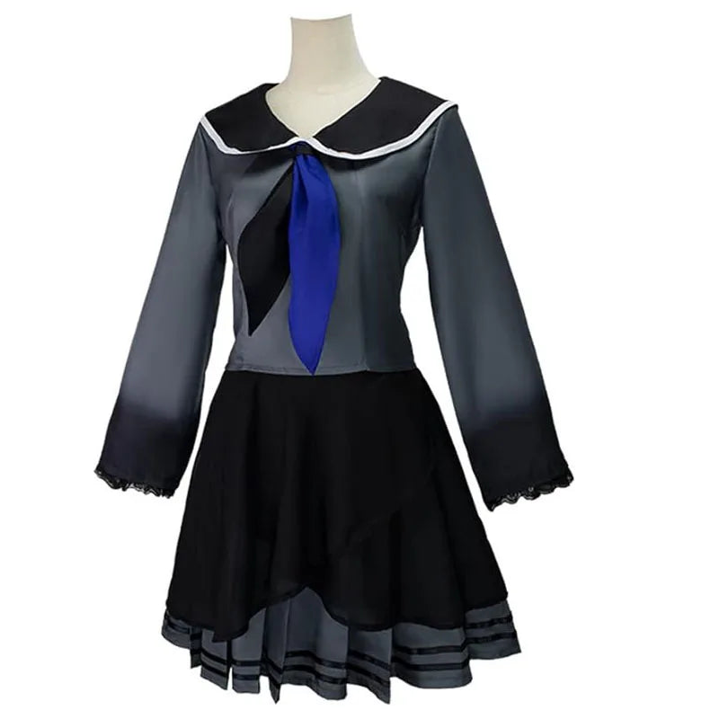 Project Sekai Game Asahina Mafuyu Anime Cosplay Costume Uniform Wig Full Set for Women Girls Halloween Carnival Party Role Play