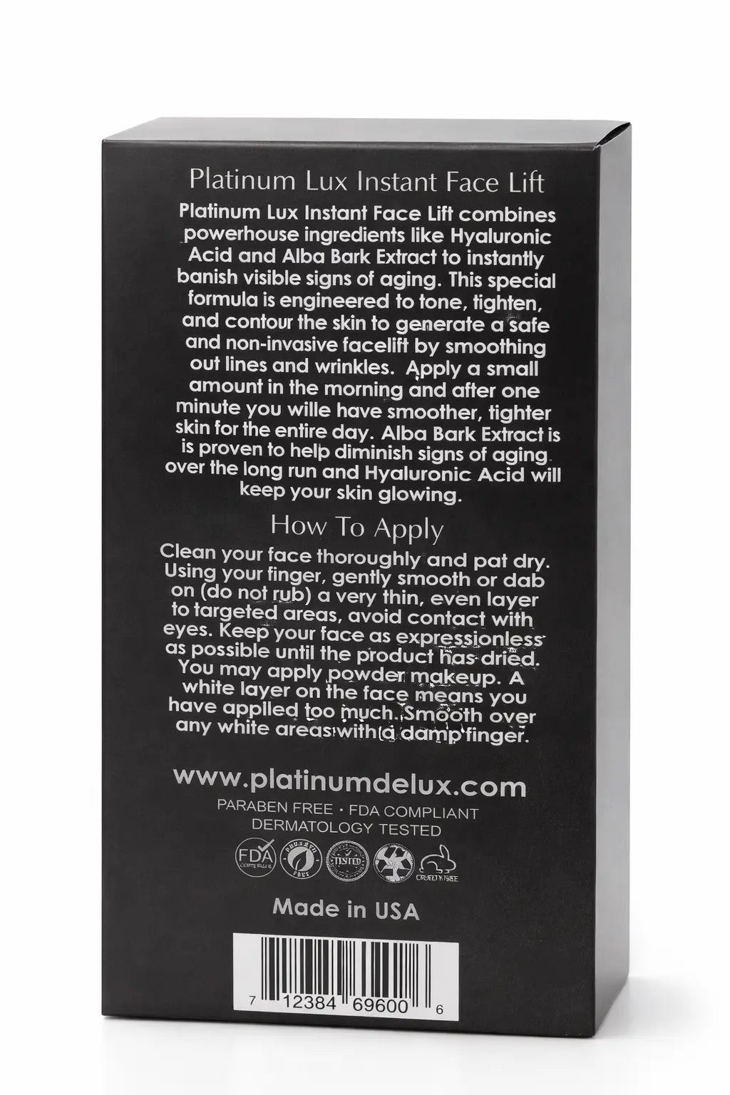 Platinum Lux Instant Face Lift