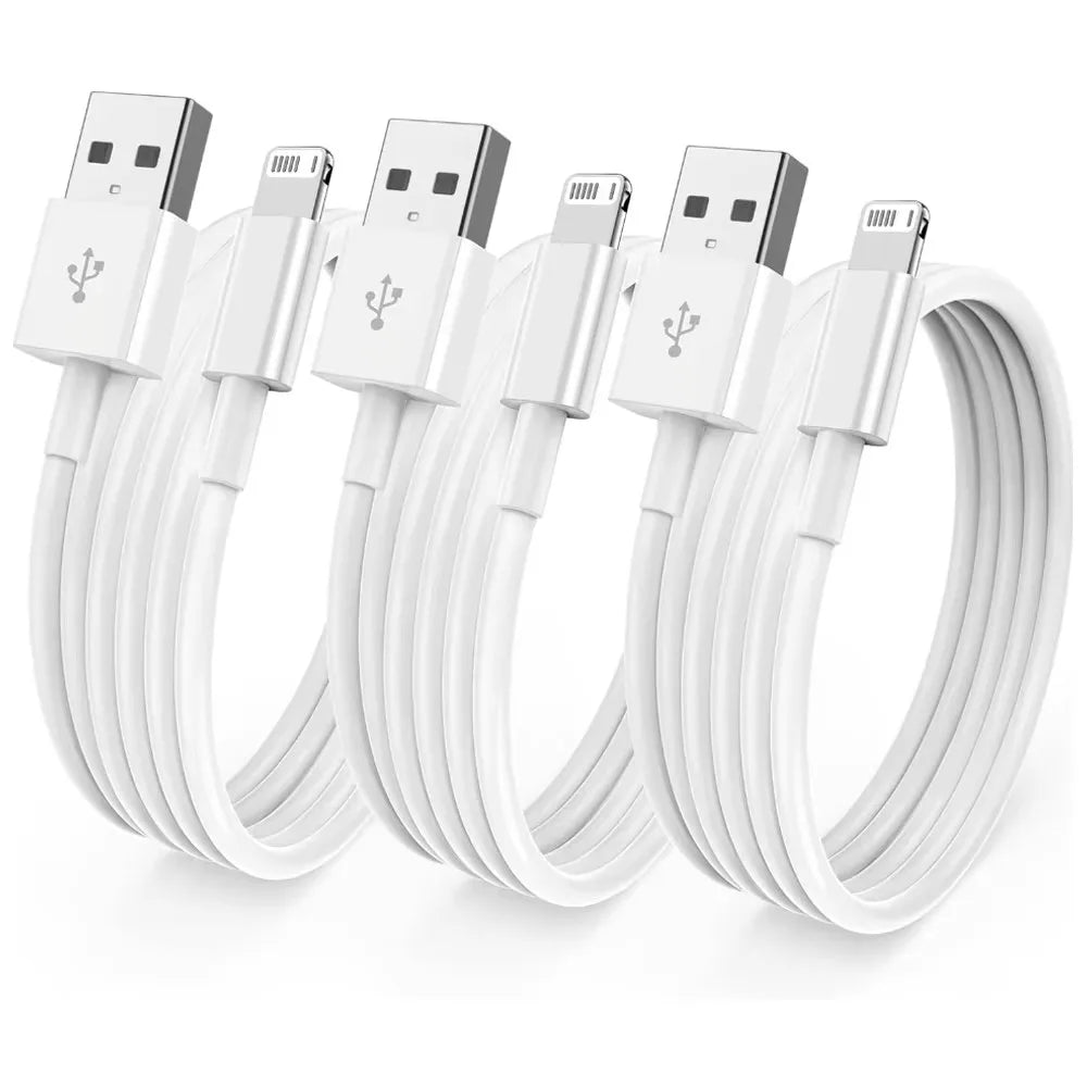 3A USB A To Lightning Fast Charging Cable For iPhone 14 13 12 Pro Max iPad USB A To iOS Data Cable Charger Accessories 1M 2M 3M