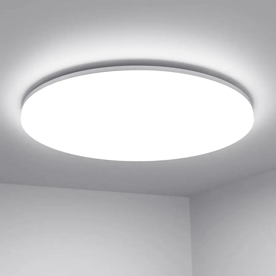 11 inch 24 watt Flush Mount LED Ceiling Light 2400 Lumen 200 watt Equivalent, Waterproof, Daylight White 5000 Kelvin Bright Ceil