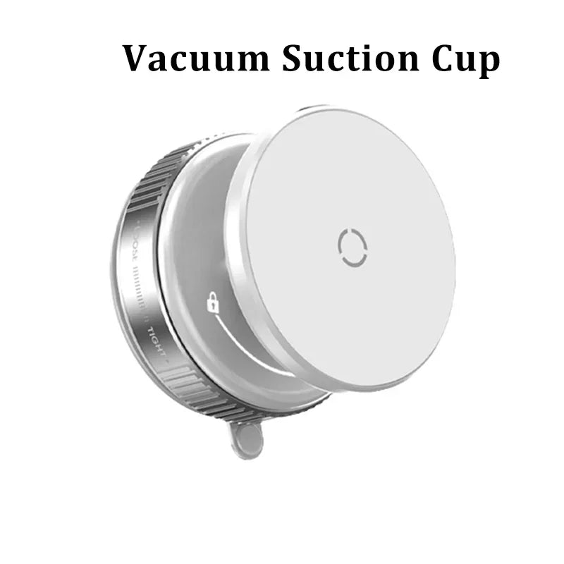 K007 Strong Magnetic Car Phone Holder Foldable Design 360° Adjustable Vacuum Mount for Car/Desk/Bathroom/Universal Use Holder