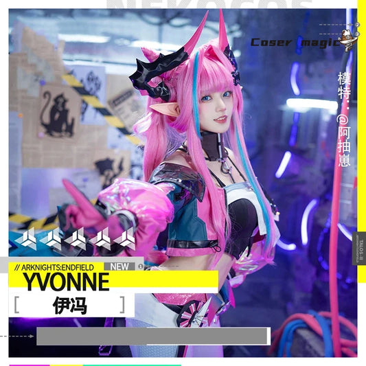 yvonne from arknights yvonne cosplay costume for women game halloween costumes dress