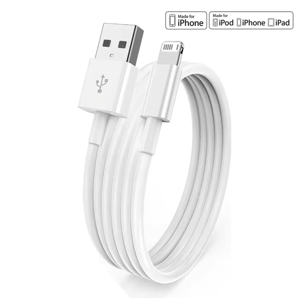 3A USB A To Lightning Fast Charging Cable For iPhone 14 13 12 Pro Max iPad USB A To iOS Data Cable Charger Accessories 1M 2M 3M