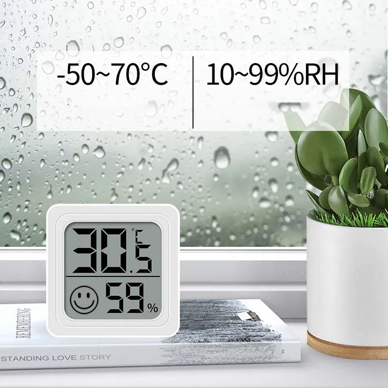 Thermo-Hygrometer Household Mini LCD Digital Display Indoor Room Temperature Humidity Meter Sensor Gauge Weather Station