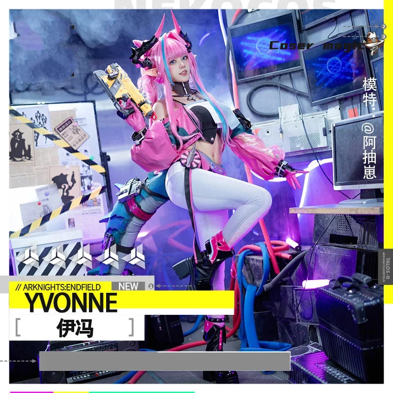 yvonne from arknights yvonne cosplay costume for women game halloween costumes dress