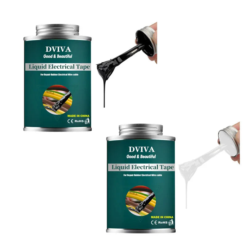 Liquid Electrical Tape Waterproof Insulation Paste Quick-Drying Home Use Wire Cable Coat Repair Glue Fix Line Glue For Wires