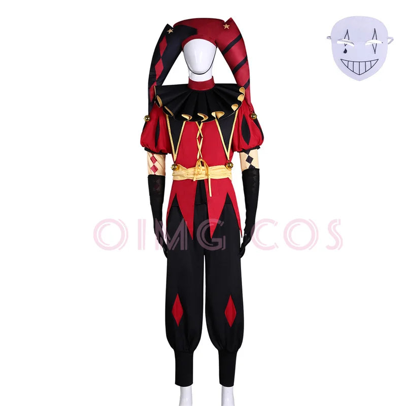 TheFreakCircus Pierrot Cosplay Costume Harlequin Adult Carnival Uniform Anime Halloween  Masquerade Women Party Costumes Game