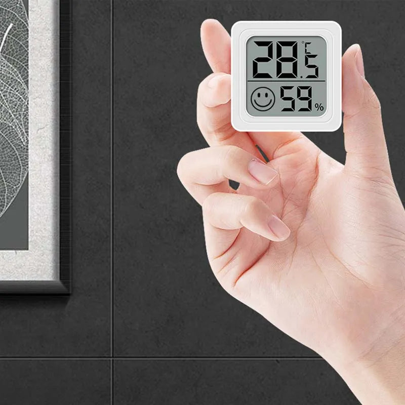 Thermo-Hygrometer Household Mini LCD Digital Display Indoor Room Temperature Humidity Meter Sensor Gauge Weather Station