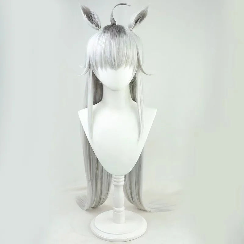 Game Umamusume: Pretty Derby Oguri Cap Cosplay Costume Wig Tail White Sailor Uniform Skirt Coat Woman Lovely Hallowmas Suit