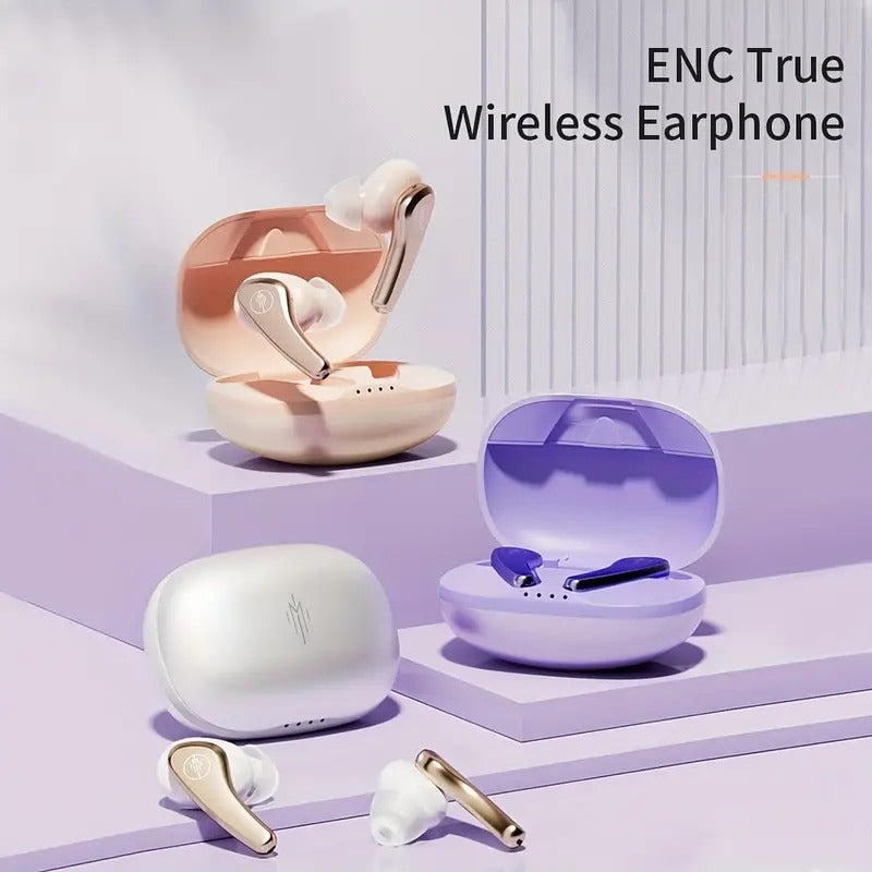 Wireless Earbuds with Deep Bass and Noise Reduction