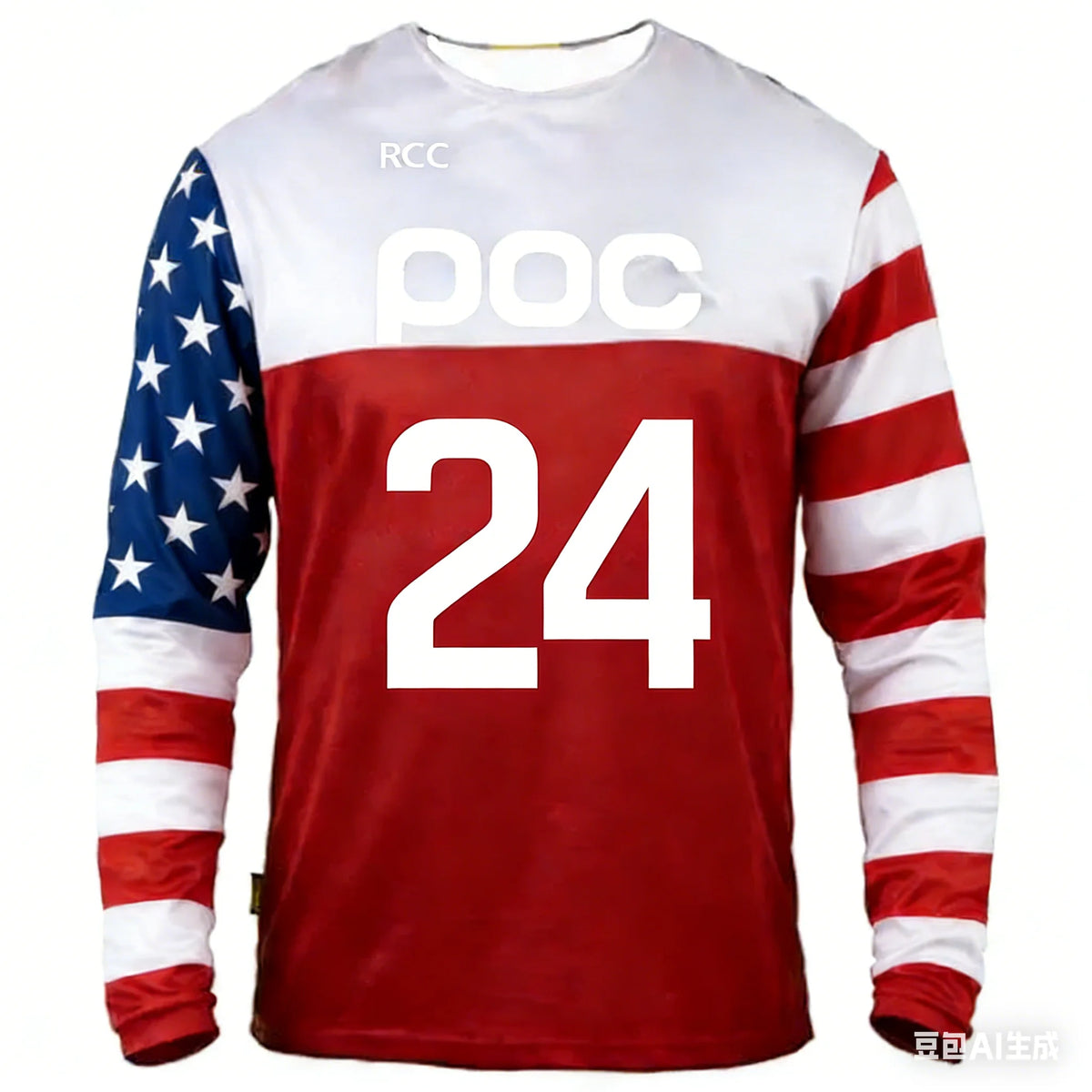 2026 Men's No. 24 Jersey Long-sleeved Outdoor Sports Fitness Climbing Fishing Shirt Loose Fit Mountain Bike Riding Suit