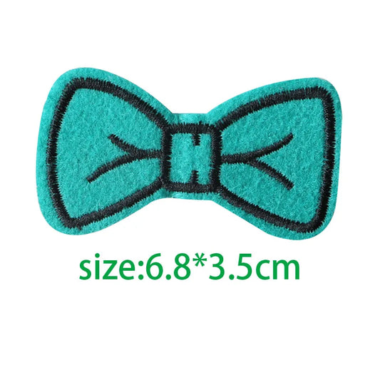 1PCS Black White English Alphabet Rectangle Embroidery Patches for Clothing Stripes Written Words Sticker Clothes Letters Badges