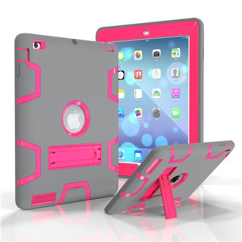 Full Coverage Silicone Kids Tablet Case with Stand