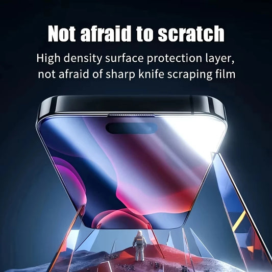 1-5PCS Easy Install HD Screen Protector For iPhone 17 Pro Max 15 16 13 11 14 16e 12 Mini XR X Xs 7 8 Plus Air Tempered Glass